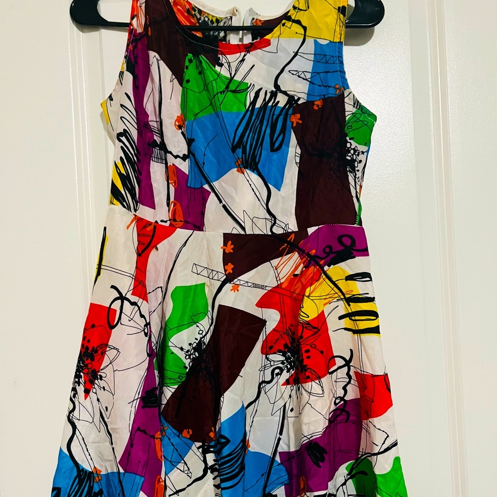 Abstract Colorful Dress
